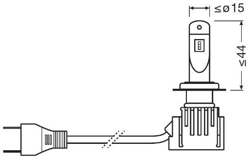Ampoule, projecteur longue portée OSRAM ref. 64210DWNB-FB
