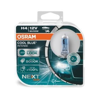 Ampoule OSRAM H4 COOL BLUE® INTENSE (Next Gen) - 64193CBN-HCB