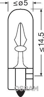 Ampoule OSRAM 2 ✕ T5 - ref. 2722