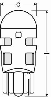 Ampoules LED Eclairage d'intérieur et signalisation  OSRAM LEDriving STANDARD Retrofit -  - ref. 2880BL-02B