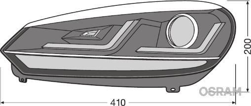 Juego faros principales OSRAM ref. LEDHL102-CM