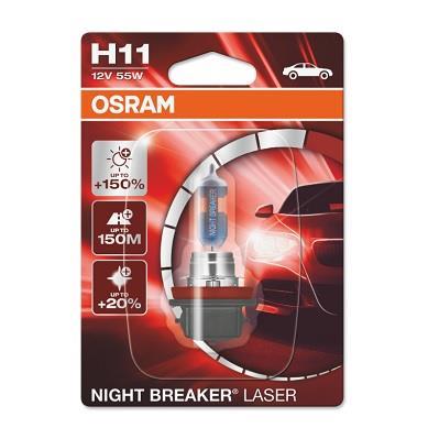Lámpara, faro de carretera OSRAM 1 ✕ H11 - ref. 64211NL-01B