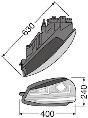 Juego faros principales OSRAM ref. LEDHL103-BK