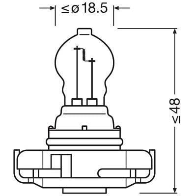 Lâmpada intermitente OSRAM ref. 2504