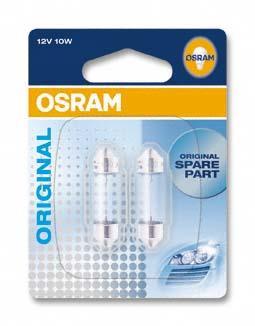 Lámpara OSRAM 2 ✕ C10W ORIGINAL - 6411-02B