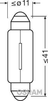 Ampoule OSRAM 1 - ref. 6413