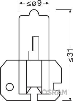 Ampoule OSRAM H2 - ref. 64173