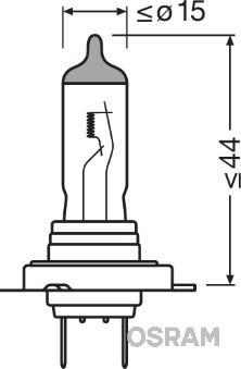 Ampoule, projecteur longue portée OSRAM ref. 62261SBP