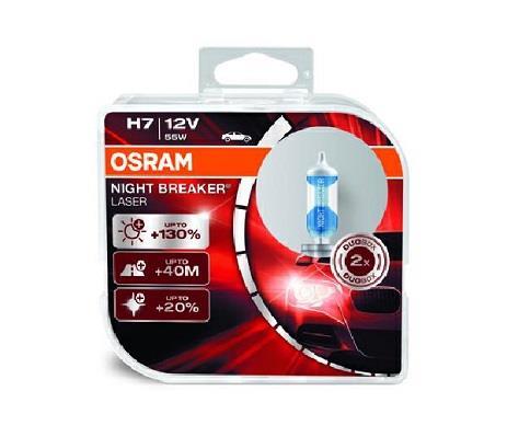 Ampoule, projecteur longue portée OSRAM H7 NIGHT BREAKER® LASER - 64210NBL-HCB