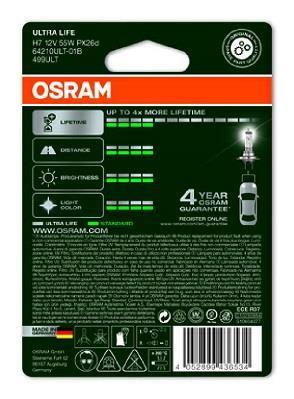 Ampoule OSRAM 1 ✕ H7 - ref. 64210ULT-01B