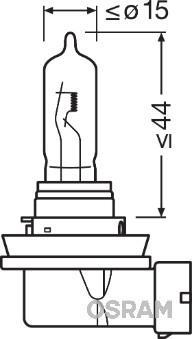 Ampoule OSRAM 1 ✕ H9 - ref. 64213