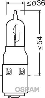 Lâmpada OSRAM  ORIGINAL MOTORCYCLE - 64326