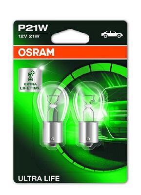 Ampoule OSRAM 2 ✕ P21W - ref. 7506ULT-02B