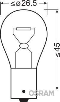 Ampoule, feu stop/feu arrière OSRAM ref. 7508LDR-01B