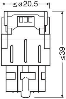 Lâmpada OSRAM LED LEDriving® SL - 7515DWP-02B