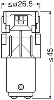Lámpara OSRAM LED - ref. 7528DWP-02B