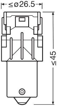 Lâmpada OSRAM LED LEDriving® SL - 7506DYP-02B