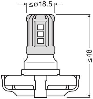 Lâmpada OSRAM LED LEDriving® SL - 5201DWP