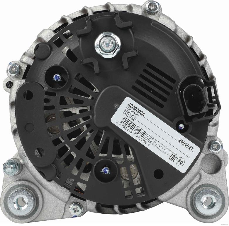 Alternador HERTH+BUSS ELPARTS ref. 32000026