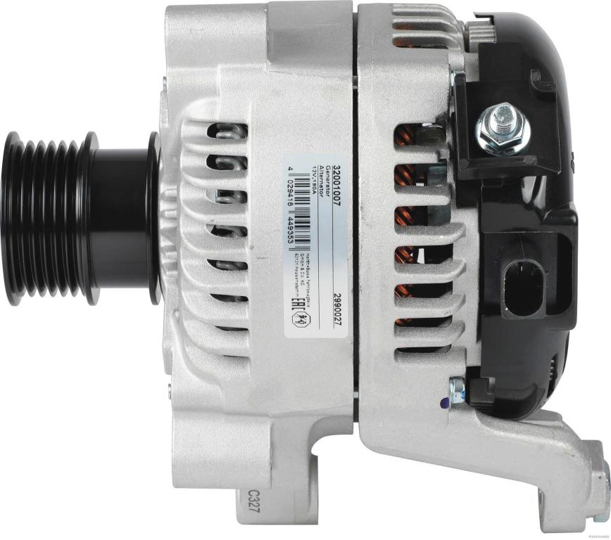 Alternador HERTH+BUSS ELPARTS 32001007