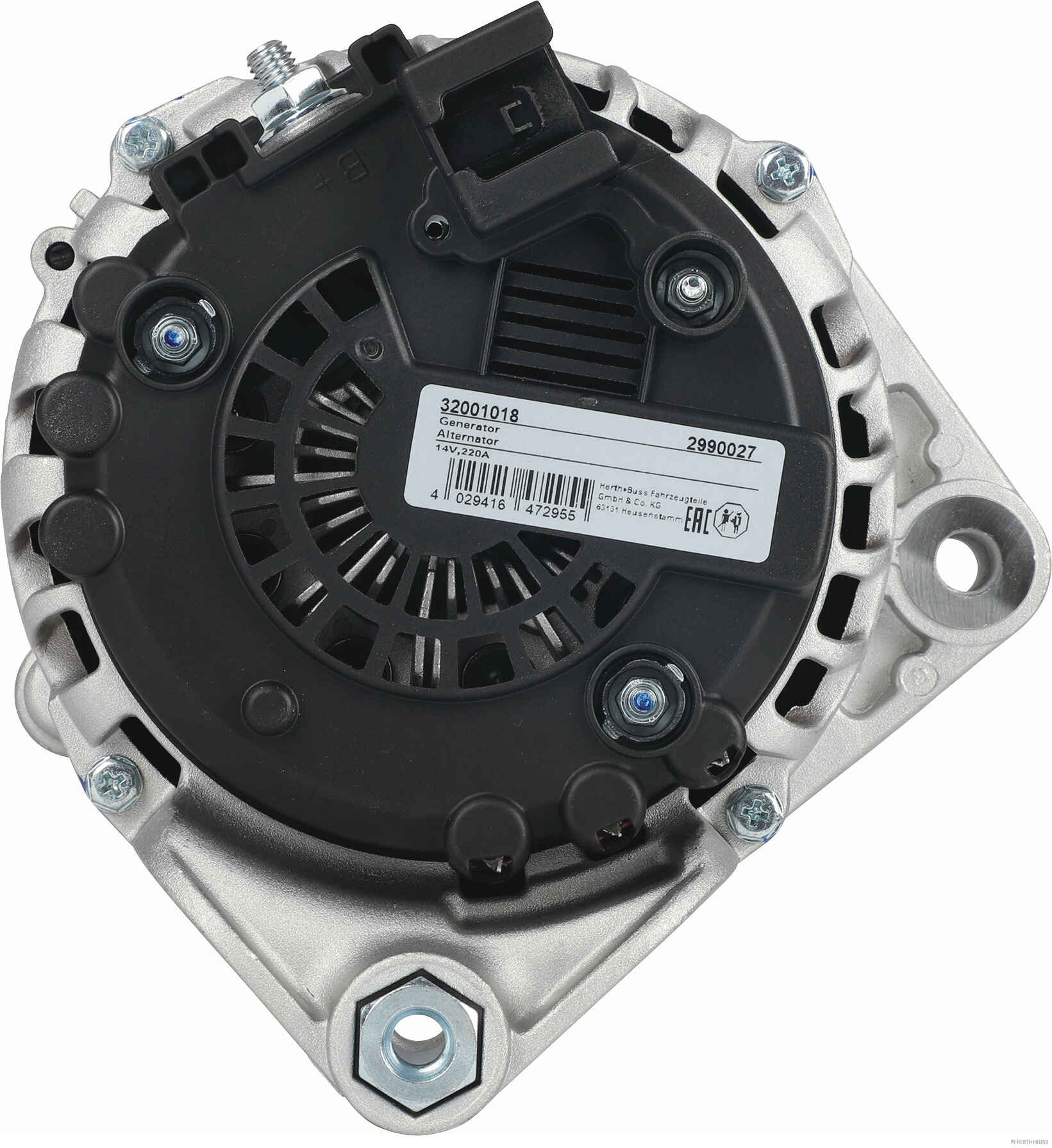 Alternador HERTH+BUSS ELPARTS ref. 32001018