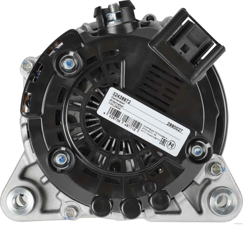 Alternador HERTH+BUSS ELPARTS ref. 32439972