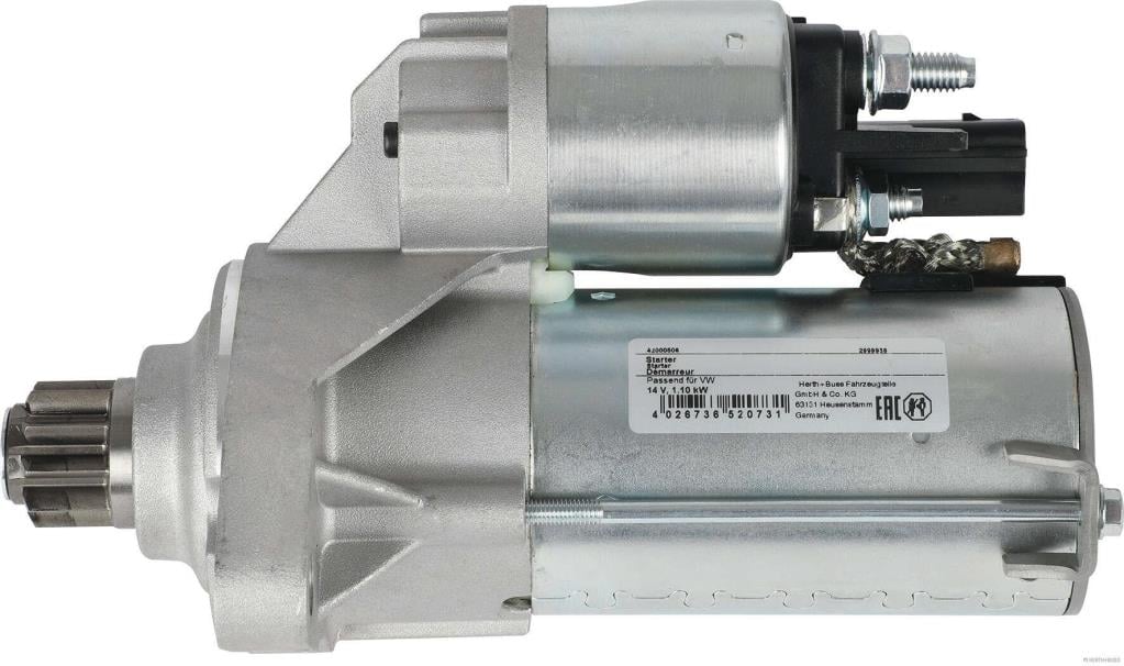 Motor de arranque HERTH+BUSS ELPARTS 42000506