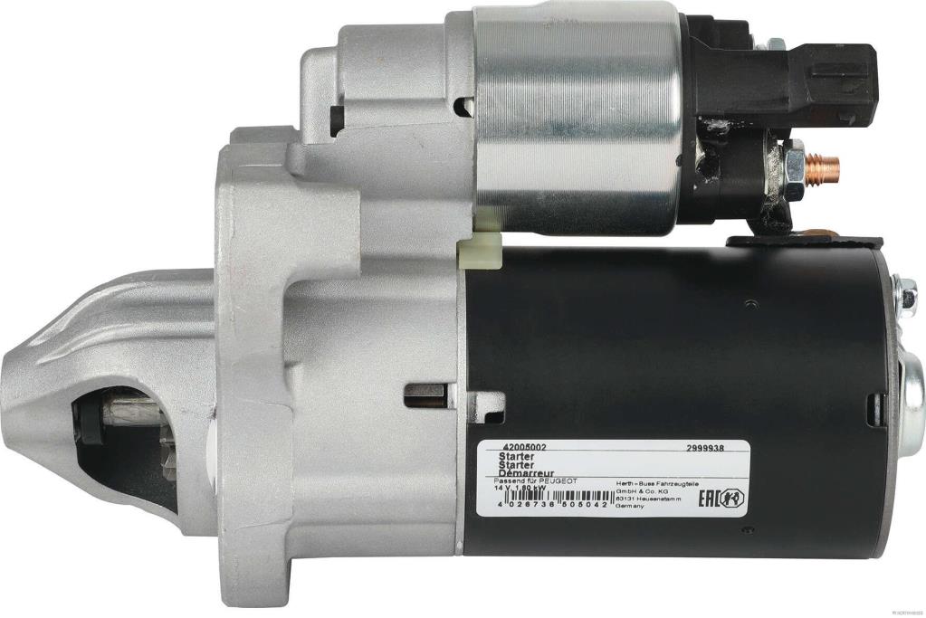 Motor de arranque HERTH+BUSS ELPARTS 42005002