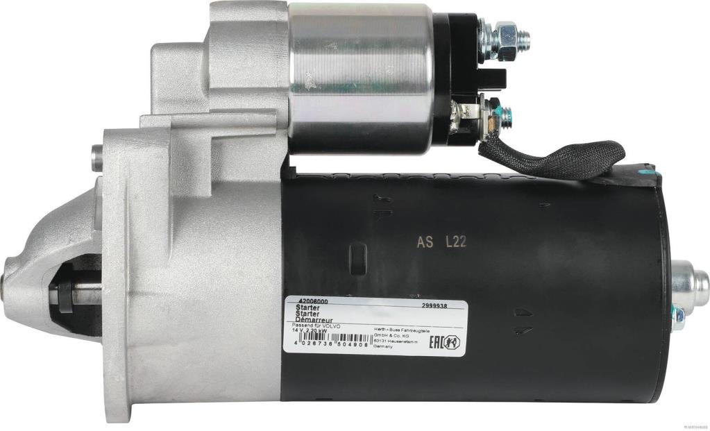 Motor de arranque HERTH+BUSS ELPARTS 42006000