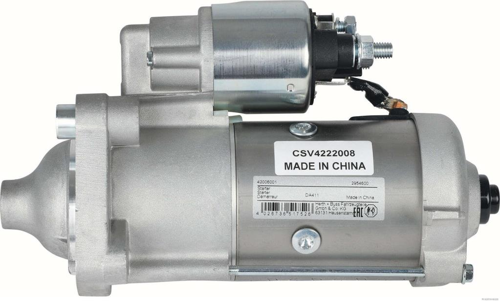 Motor de arranque (Arrancador) HERTH+BUSS ELPARTS 42006001
