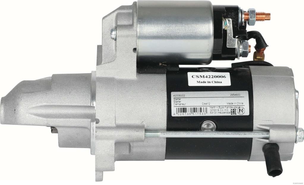 Motor de arranque (Arrancador) HERTH+BUSS ELPARTS ref. 42006002