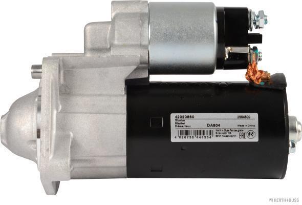 Motor de arranque HERTH+BUSS ELPARTS 42020860