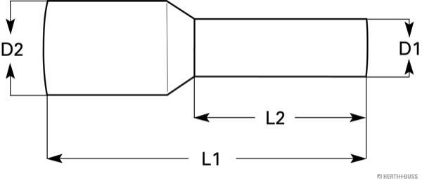 HERTH+BUSS ELPARTS Fiche sertie (Ref: 50252172)