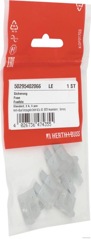 Fusible HERTH+BUSS ELPARTS ref. 50295402066
