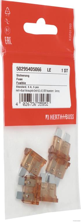 Fusible (de voiture) HERTH+BUSS ELPARTS ref. 50295405066