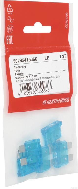 Fusible HERTH+BUSS ELPARTS ref. 50295415066