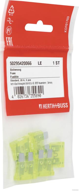 Fusible HERTH+BUSS ELPARTS ref. 50295420066