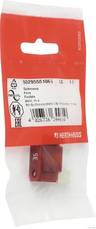 Fusível HERTH+BUSS ELPARTS ref. 50295551066