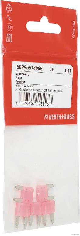Fusible HERTH+BUSS ELPARTS ref. 50295574066