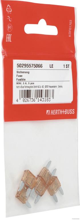 Fusible HERTH+BUSS ELPARTS ref. 50295575066