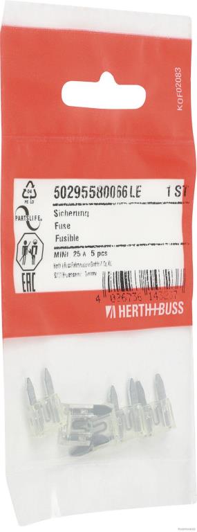 Fusible HERTH+BUSS ELPARTS ref. 50295580066