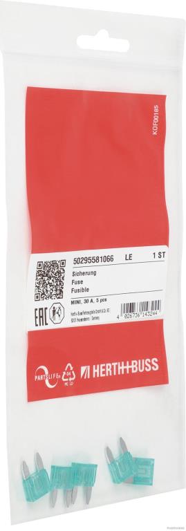 Fusible HERTH+BUSS ELPARTS ref. 50295581066