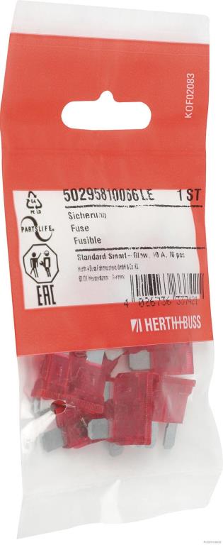 Fusible (de voiture) HERTH+BUSS ELPARTS ref. 50295810066