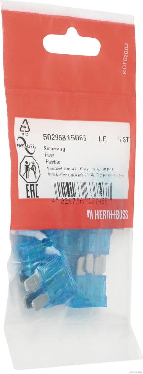 Fusible (de voiture) HERTH+BUSS ELPARTS 50295815066