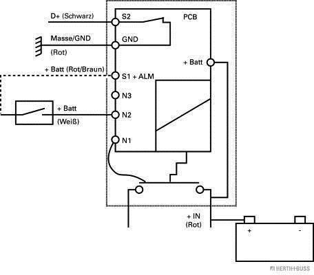 Interruptor principal, bateria HERTH+BUSS ELPARTS ref. 70465071
