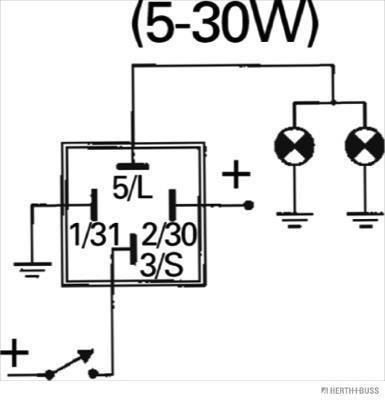 Centrale clignotante HERTH+BUSS ELPARTS ref. 75605155