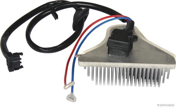 Résistance, pulseur d'air habitacle (Élément de commande, chauffage/ventilation) HERTH+BUSS ELPARTS ref. 75614009