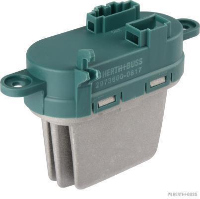 Résistance, pulseur d'air habitacle (Élément de commande, chauffage/ventilation) HERTH+BUSS ELPARTS ref. 75614285