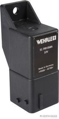 Appareil de commande, temps de préchauffage (Relais de préchauffage) HERTH+BUSS ELPARTS ref. 75614348