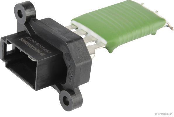 Résistance, pulseur d'air habitacle (Élément de commande, chauffage/ventilation) HERTH+BUSS ELPARTS ref. 75614913
